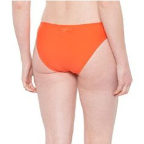 Speedo Womens 660 Hipster Bikini Bottoms UPF 50+ in Hot Coral Large - Picture 2 of 9
